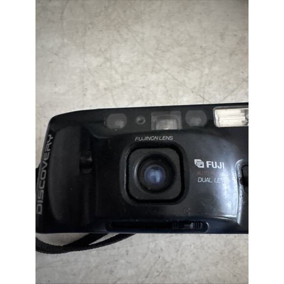 Fuji Discovery 180 Tele Date 35mm-55mm Dual Lens Film Camera - Picture 3 of 9